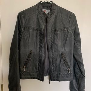 Bernardo Women’s Faux Leather Moto Jacket